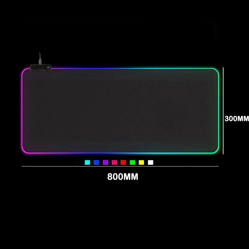 RGB LED Gaming Mouse Pad — XXL Desk Mat